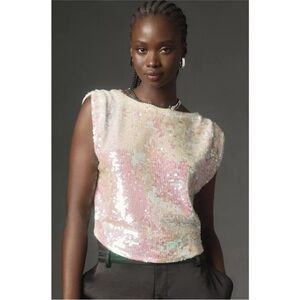 PILCRO By Anthropologie Sequin Cashmere Sweater